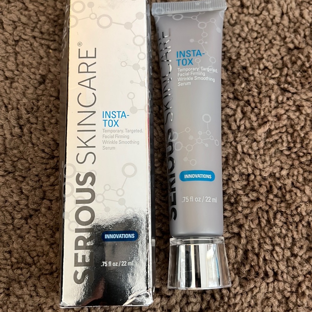 Serious Skincare Insta-tox Facial Firming Wrinkle Smoothing serum